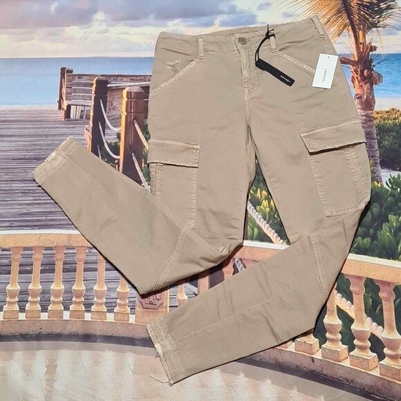 J Brand Ripped Sandsky Skinny Cargo Pants Size 26 New